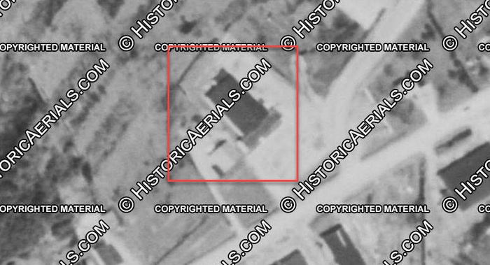 Thunder Bowl Lanes - 1954 Aerial (newer photo)